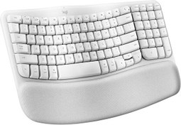 Resim Wave Keys Kablosuz Bluetooth İngilizce Q Klavye - Beyaz Logitech