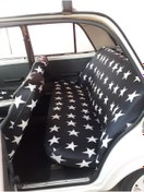 Resim Oto Koltuk Servis Kılıfı Uyumlu Ön Arka Set Yastık Kemer Kılıfı 