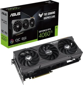 Resim Asus RTX 4060 TI TUF Gaming OC GAMING 128 Bit GDDR6 8 GB Ekran Kartı (TUF-RTX4060TI-O8G) 