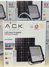Resim 50w Lensli Solar Led Projektör 6500k 