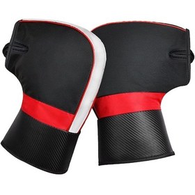 Resim Suntek Motosiklet Gidon Muffs Bisiklet Kar Araci Motosiklet Için 