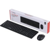 Resim Torima Tmk-02 2.4ghz Kablosuz Q Klavye ve Mouse Seti Siyah 