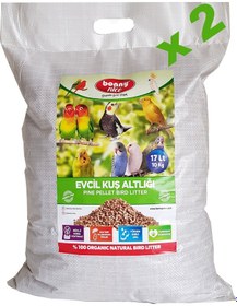 Resim Bonny Nice Kanarya Muhabbet Papağan Kuş Kafes Altlığı 17 l x 2 