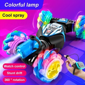 Resim 1 adet, Uzaktan Kumandalı Oyuncak Araba, Stunt RC Off-Road Araç, Açık Hava Oyuncak, Açık Hava Oyunu. Serin Aydınlatma ve Müzik, Püskürtme Fonksiyonu ile. Çift Kontrol Cihazı, Kontrol Uzaktan Kumanda ve Bilek Askısı Uzaktan Kumanda, Döndürme İşlemi Desteği. 2025, Yeni Yıl. Tatil Hediyesi, Okul Sezonu Hediyesi, Doğum Günü Hediyesi, Noel Hediyesi 