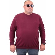 Resim Mocgrande Büyük Beden Selanik Classic Sweat 23200 Murdum-Murdum Mürdüm 
