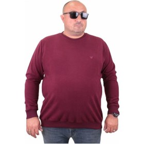 Resim Mocgrande Büyük Beden Selanik Classic Sweat 23200 Murdum-Murdum Mürdüm 