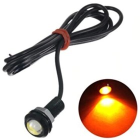 Resim otodemir Kartal Gözü Gündüz Farı Eagle Eye Led Turuncu 20mm ( 2 Adet ) Turuncu Ayna Altı Led 