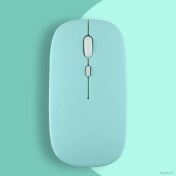 Resim Sneezy Xiaomi Tablet Şarj Edilebilir Sessiz Mouse Bluetooth + 2.4Hz Wifi Kablosuz Mouse Fare 
