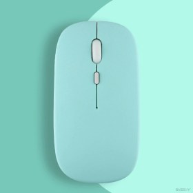 Resim Sneezy Xiaomi Tablet Şarj Edilebilir Sessiz Mouse Bluetooth + 2.4Hz Wifi Kablosuz Mouse Fare 