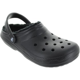 Resim Crocs 203591-clsc Lıned 060-black/black Unisex Terlik Siyah 