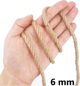 Resim Msr 6mm 1.Kalite Kendir Halat(Jüt-Urgan) İp (50 Metre) 