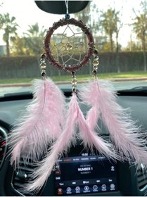 Resim Araç Balkon Aksesuar El Yapımı Pembe Bebek Odası, Kapı Süsü, Araba Dikiz Aynası 20 