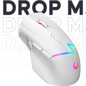 Resim Rampage Drop M3 Beyaz Rgb Şarjlı Kablolu/kablosuz 10000DPI 10D Gaming Oyuncu Mouse 