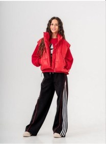 Resim Zekids Kız Çocuk Mevsimlik Paraşüt Şişme Yelek-14779 Kırmızı 