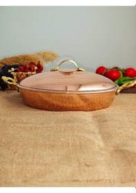 Resim Kapaklı Bakır Tava 27 Cm Diğer 