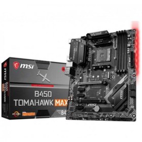 Resim MSI B450 Tomahawk Max Rgb Ddr4 M.2 Dvı Hdmı Usb3,2 Am4 Uyumlu 