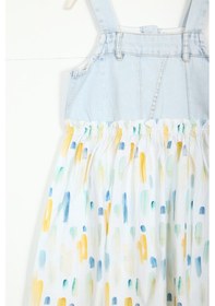 Resim Xo Kids Kız Çocuk Elbise 4-8 Yaş 78503 Mavi 