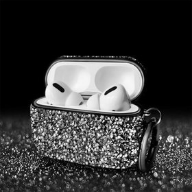 Resim UnDePlus Airpods 3. Nesil ile uyumlu Kılıf Taşlı Parlak Lüks Stone Mira Case 