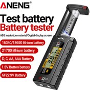 Resim ANENG BT169 Pil Test Cihazı Dijital Ekran Çoklu Ölçümler Güç Gerektirmez Taşınabilir ABS Plastik Test Araçları Pilsiz 