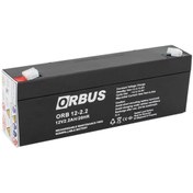 Resim ORBUS 12 VOLT 2.2 AMPER YATAY AKÜ-178*34*60 mm-900 GRAM 