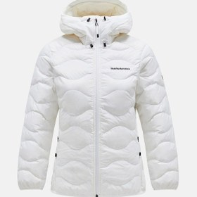 Resim W Helium Down Hood Jacket Outdoor Ceketi Offwhıte G77852200-30227 Beyaz 