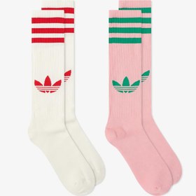 Resim adidas Adicolor 70s Knee 2'li Unisex Beyaz Çorap 