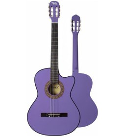 Resim Midex Cg-395prp Klasik Gitar 4/4 Sap Ayarlı Kesik Kasa Full Set Çanta Askı Tuner Metod Pena 