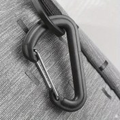 Resim 10 adet D-Plastik Dağ Tokaları, Sırt Çantası Dış Mekan saç tokası Bağlantı Halkaları, Kilit Tokalı Çelik Tel Kapı Kançaları, Kamp, Yürüyüş ve Sırt Çantası Seyahatleri için Uygun 