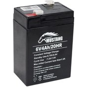 Resim MUSTANG 6V 4 AH AKÜ KURU TİP (70*48*101) 
