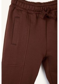 Resim Defacto Wide Leg Beli Lastikli Eşofman Altı Erkek Bebek G7281a526spbn319 Kahve-bn319 