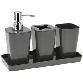 Resim Tmall Home Design Banyo Seti 4 Prç.Gri-101781 
