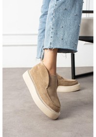 Resim Shoetek Dinna Kadın Bot&bootie Vizon Süet Vizon 