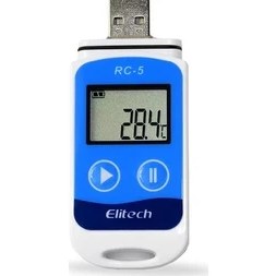 Resim TEKNO İSTANBUL Mini Sıcaklık Kayıt Cihazı Datalogger Rc-5 