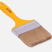 Resim Arya No:1 Lüks Kestirme Fırça Plastik Kalın Sap Beyaz Kıl 