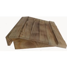 Resim Wooden Gold Aralıksız Tahtalardan Yapılan Eskitme Tarz Tahtalı Masa Altı Ayaklık 