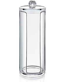 Resim Disk Pamukluk Makyaj Organizer Şeffaf Düzenleyici Şeffaf 