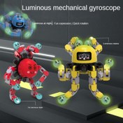 Resim Benzersiz Robot Fidget Spinners - Gençler & Gençler için Renkli Gyro Oyuncaklar, Mükemmel Noel Çorap Doldurucuları 