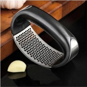 Resim Paslanmaz Çelik Sarımsak Ezici Presi Parçalayıcı Doğrama Aleti 