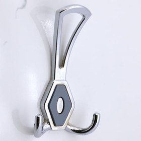 Resim Badem10 Mali Askı Dolap Askılık Askılığı Banyo Mutfak Askısı Duvar Kapı Arkası Elbise Kıyafet Vestiyer Krom 