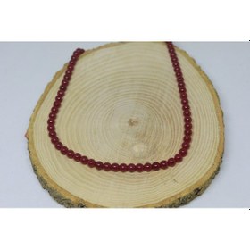 Resim Yakut Taşı Yarım Dizi 6 MM 18 CM Sarı 