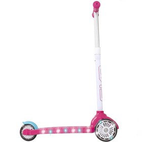 Resim Evo Işıklı Move N Groove Pembe Üç Tekerlekli Scooter 