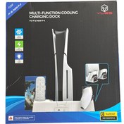 Resim YUES Ps5 Fonksiyonel Stand Ps5 Slim Fanlı Stand Ps5 Şarj Standı Oyun Standı 
