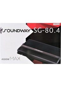 Resim Sounway Sg-80.4 4500 Watt Oto Anfi 4 Kanal 