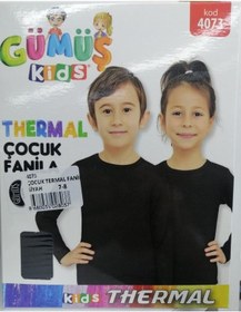 Resim Gümüş Kız Çocuk Termal Fanila Üst Içlik 