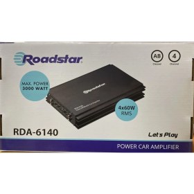 Resim Roadstar RDA-6140 Stereo 3000 Watt 4 Kanallı Oto Amfi 