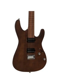 Resim Valler Fts250 Mat Koyu Kahve Okoume Ağacı Hh Perdesiz Elektro Gitar 