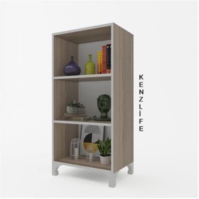 Resim Kenzlife Kitaplık Tuğçe 108*060*020 Crd Ayaklı Mutfak Dolabı Banyo Ofis Ayakkabılık Kiler 