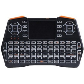 Resim Xindoker 2.4g Kablosuz Mini Klavye - 3 Renkli Arka Işık, Dokunmatik Pedli, Tv/pc/tablet Uyumlu 