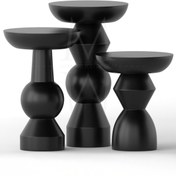 Resim More Wood Design Mantar Sehpa 3'lü Takım 