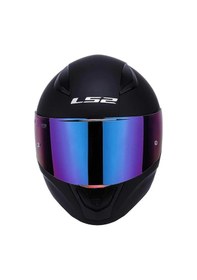 Resim Ls2 Rapid 2 Full Face Motosiklet Kaskı Gökkuşağı Vizörlü Beyaz 